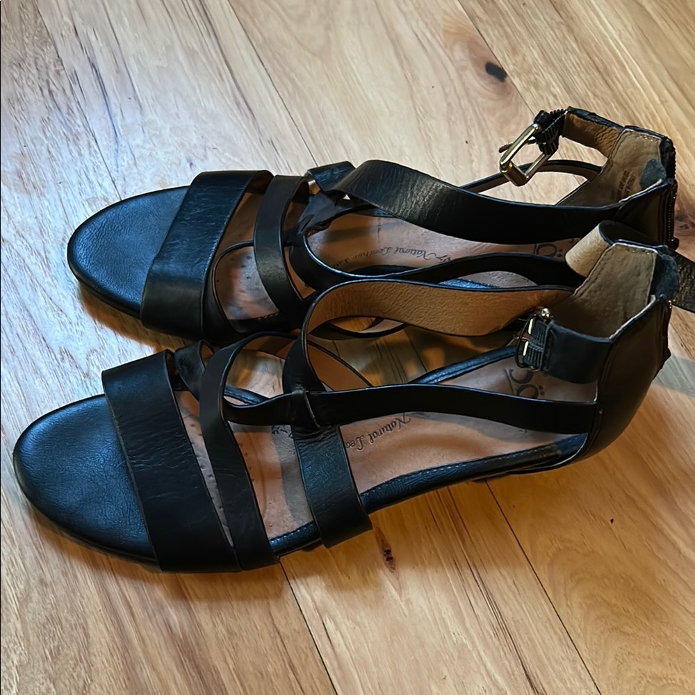 Black Strappy Women's Sandals